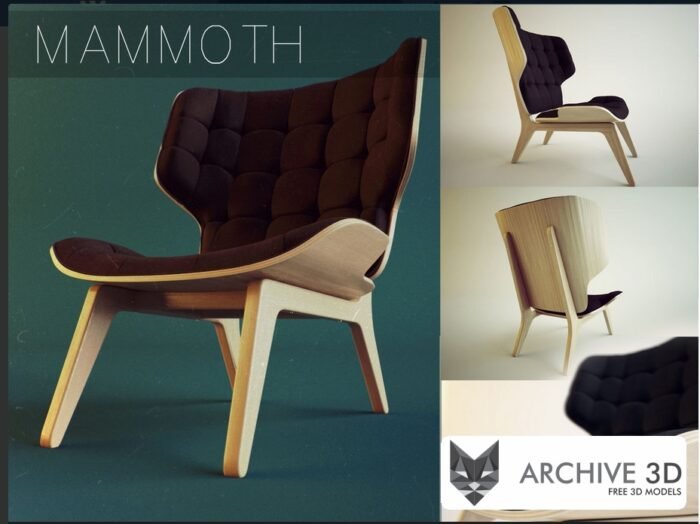 Interior 3D Chair Model 0347 Free Download - Archive 3D